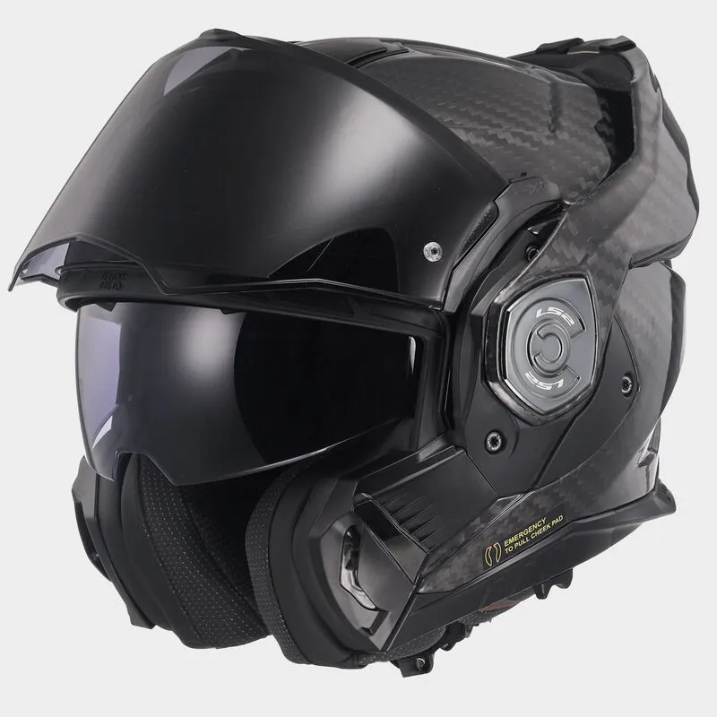 casque moto modulable ls2 ff901 advant x carbon solid noir